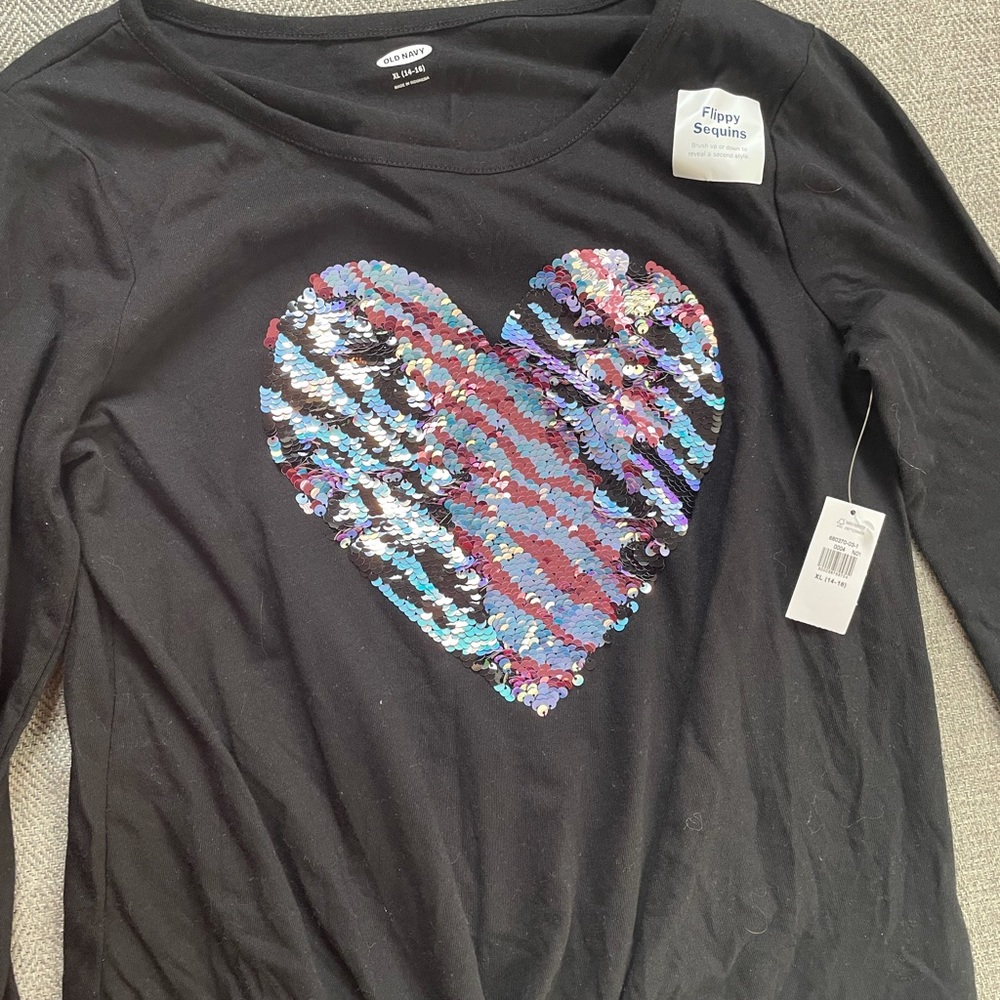 2 Old navy shirts xl girls